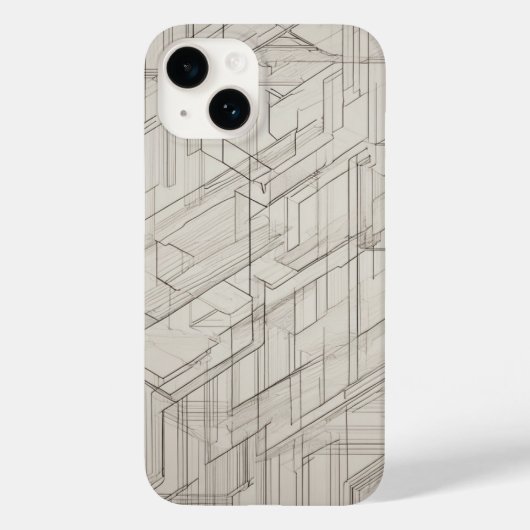 Querschnittstil Case-Mate iPhone Hülle (Rückseite)