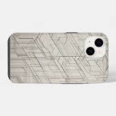 Querschnittstil iPhone Hülle (Rückseite (Horizontal))