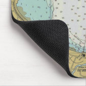 Querstadt-Hafen-Diagramm-Mausunterlage Mousepad (Ecke)
