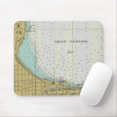 Querstadt-Hafen-Diagramm-Mausunterlage Mousepad (Mit Mouse)