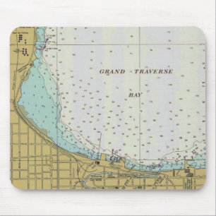 Querstadt-Hafen-Diagramm-Mausunterlage Mousepad