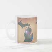 Querstadt-Liebe auf der Michigan-Tasse Mattglastasse (Links)