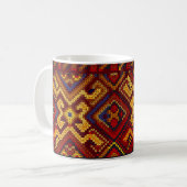 Querstich-Muster-Tasse Kaffeetasse (Vorderseite Links)