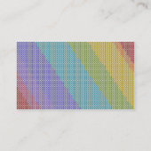 Querstich Visitenkarte (Rückseite)