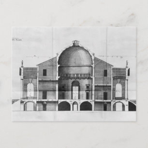 Querstrecke der Villa Rotonda in der Nähe Postkarte
