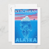 Querstrecke Iceberg - Ketchikan, Alaska Postkarte (Vorne/Hinten)