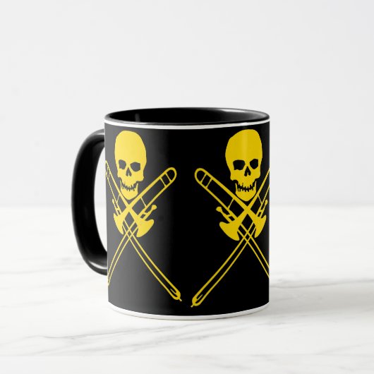 QuerTrombones Tasse (Vorderseite Links)