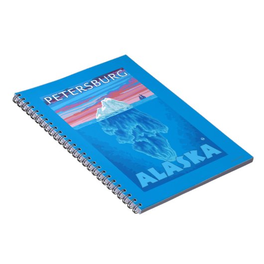 Querverbindung Iceberg - Petersburg, Alaska Notizblock (Rechte Seite)