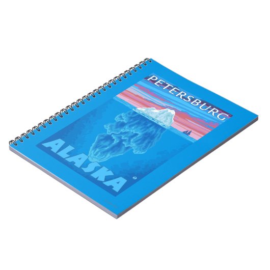 Querverbindung Iceberg - Petersburg, Alaska Notizblock (Linke Seite)