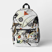 Querverbindung - Kandinsky Bedruckter Rucksack (Vorderseite)