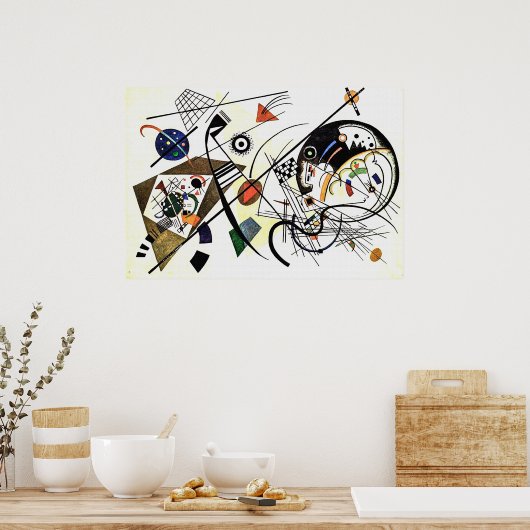 Querverbindung - Kandinsky Poster (Küche)