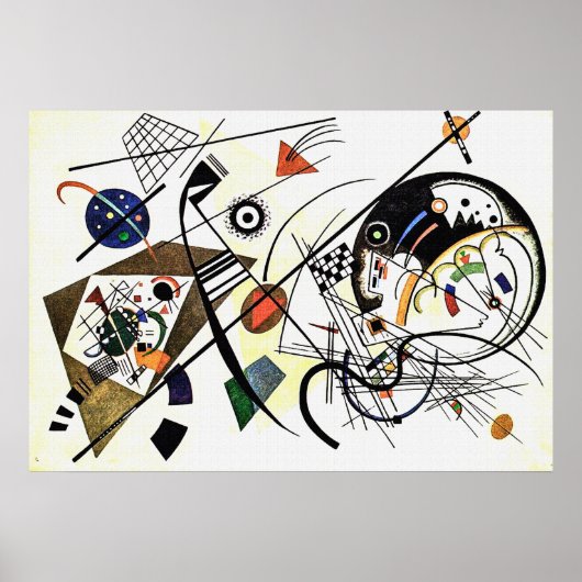 Querverbindung - Kandinsky Poster (Vorne)