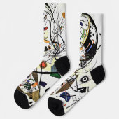 Querverbindung - Kandinsky Socken (Linkes Detail)
