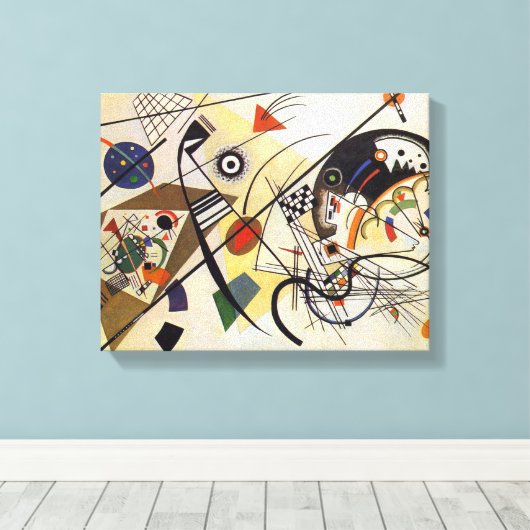 Querverbindung Leinwanddruck (Insitu (Holzboden))