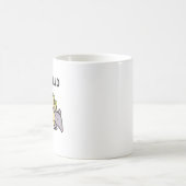 Quesa-Dillo Funny Quesadilla Pun Kaffeetasse (Mittel)