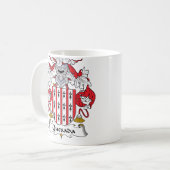 Quesada-Familienwappen Kaffeetasse (Vorderseite Links)