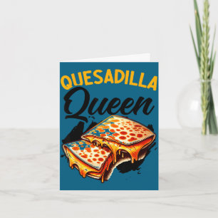 Quesadilla-Königin mexikanisches Essen Cinco de Ma Karte