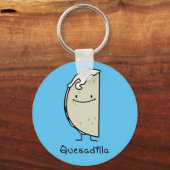Quesadilla mexikanisch gegrillt Tortilla mit Käse Schlüsselanhänger (Vorderseite)