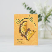 Quesadillas Postkarte (Stehend Vorderseite)