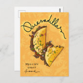 Quesadillas Postkarte (Vorne/Hinten)
