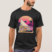 Quesadillas Synthwave 80s Retrowave Aesthetic T-Shirt (Vorderseite)