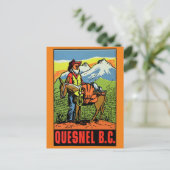 Quesnel British Columbia, Kanada Postcard Postkarte (Stehend Vorderseite)