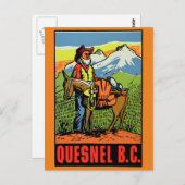 Quesnel British Columbia, Kanada Postcard Postkarte (Vorne/Hinten)