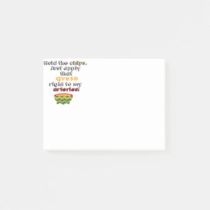 Queso Lover Post-it Klebezettel