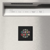 Queso Queen Floral Funny Cinco De Mayo Funny Mexic Magnet (In Situ (Geschirrspüler))