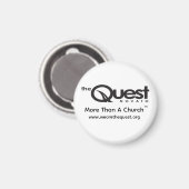 Quest 2" Kreis-Magnet Magnet (Vorderseite/Rückseite)