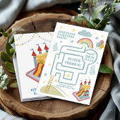 Quest Birthday Party Einladung