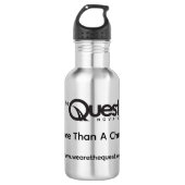 Quest Edelstahl-Wasserflasche Edelstahlflasche (Vorderseite)