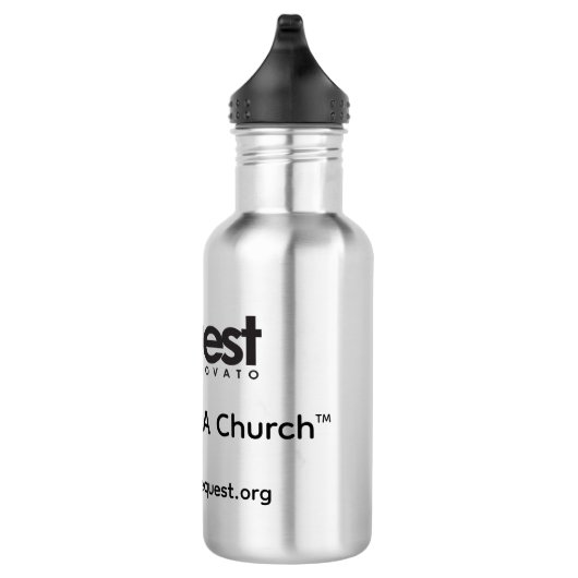 Quest Edelstahl-Wasserflasche Edelstahlflasche (Rechts)