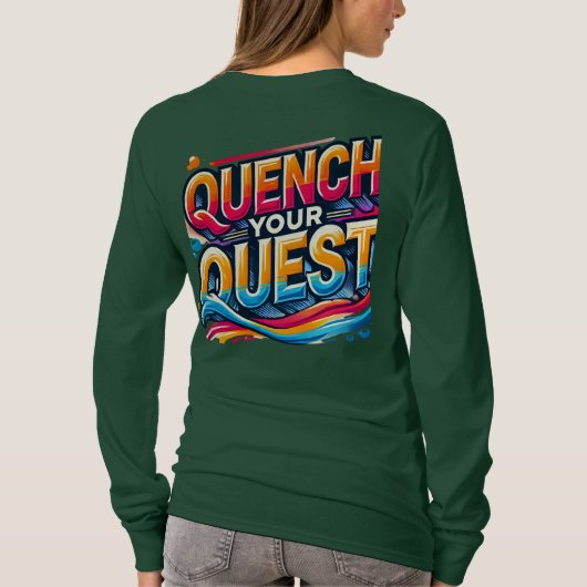 Quest, entworfen L/Sleeve T-Shirt (Rückseite)