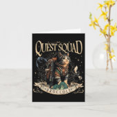 Quest Fantasy Squad Broccoli Kitten Funny Cat Karte (Gelbe Blume)