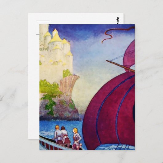 "Quest for the Grail" von Thomas Mackenzie Postkarte (Vorne/Hinten)