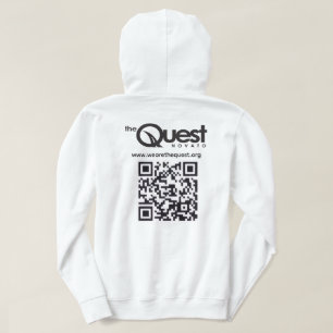 Quest Hoodie mit Logo und QR-Code