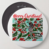 Quest in Holly Magnet Button (Vorne & Hinten)