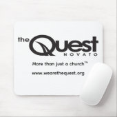Quest Logo-Mauspad Mousepad (Mit Mouse)