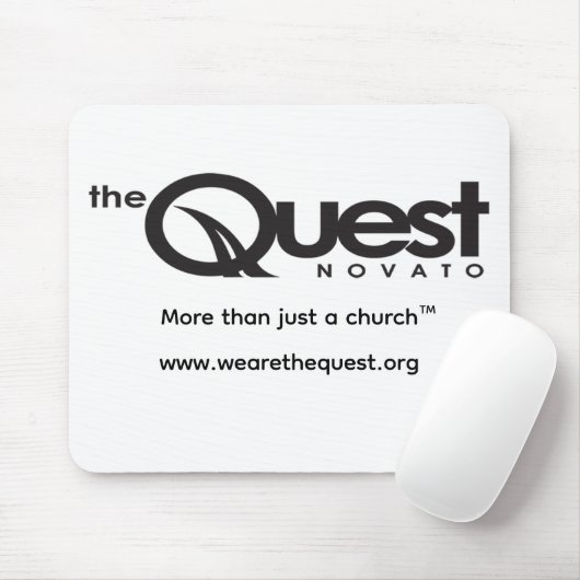 Quest Logo-Mauspad Mousepad (Mit Mouse)