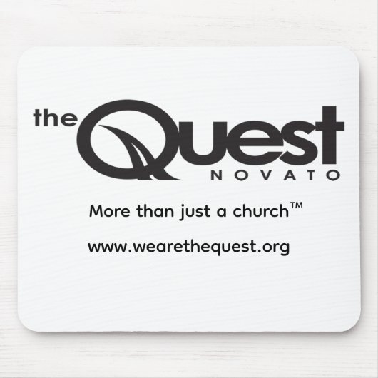 Quest Logo-Mauspad Mousepad (Vorne)
