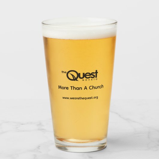 Quest Pint Glass Glas (Vorne (Gefüllt))