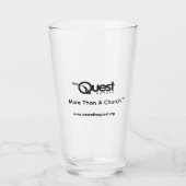 Quest Pintglas Glas (Vorderseite)