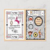 Questa - Mercury Horn Unicorn Game Card Postkarte (Vorderseite)