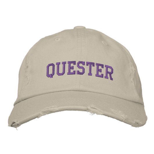 Quester EmbroibesatzHat Bestickte Baseballkappe (Vorderseite)