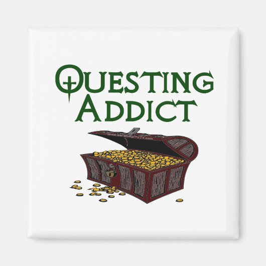Questing Addict Magnet (Vorne)