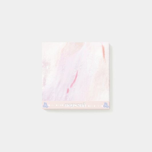 Question Acrylic Reading Annotation Post-it Klebezettel (Vorderseite)