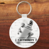 Question Authority - Spray Paint Can - Graffiti Schlüsselanhänger (Vorderseite)