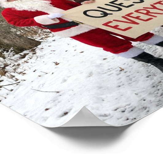 Question Everything Poster (Ecke)