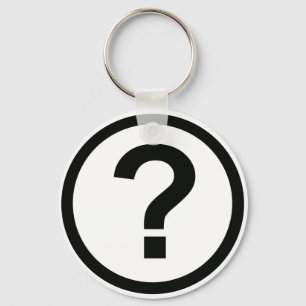 Question Mark Keychain Schlüsselanhänger